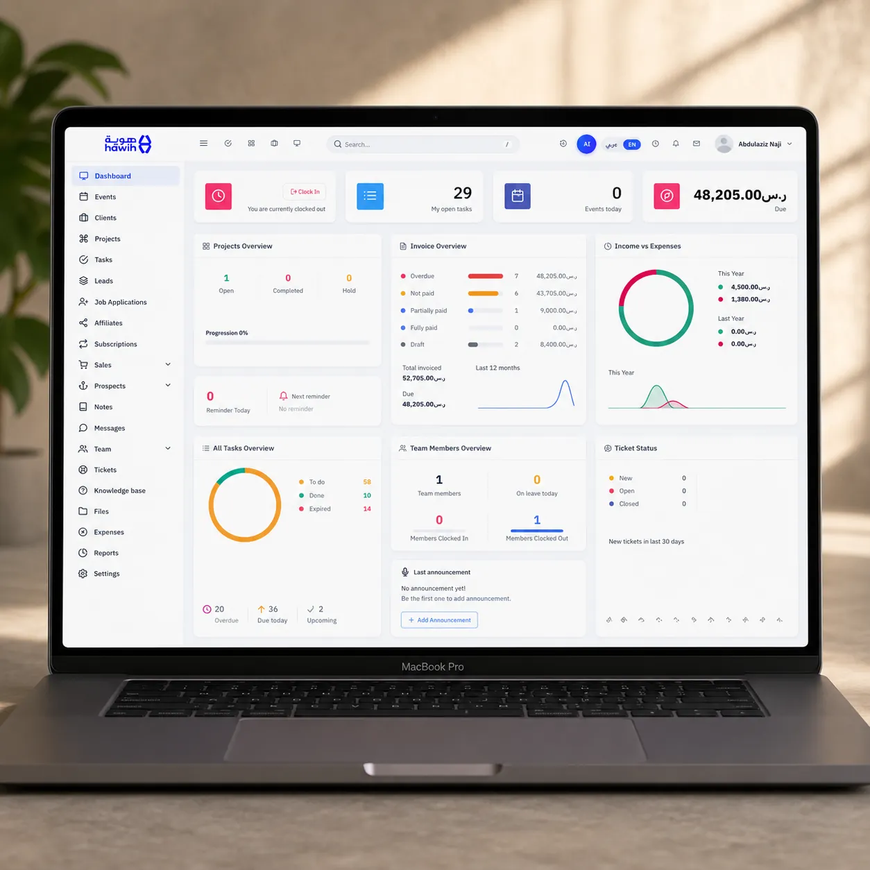 Nabtah — CRM by Shfrah